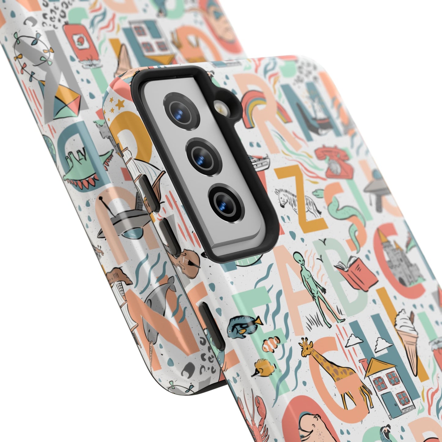 B is for Bamboo -Tough Phone Cases (white)