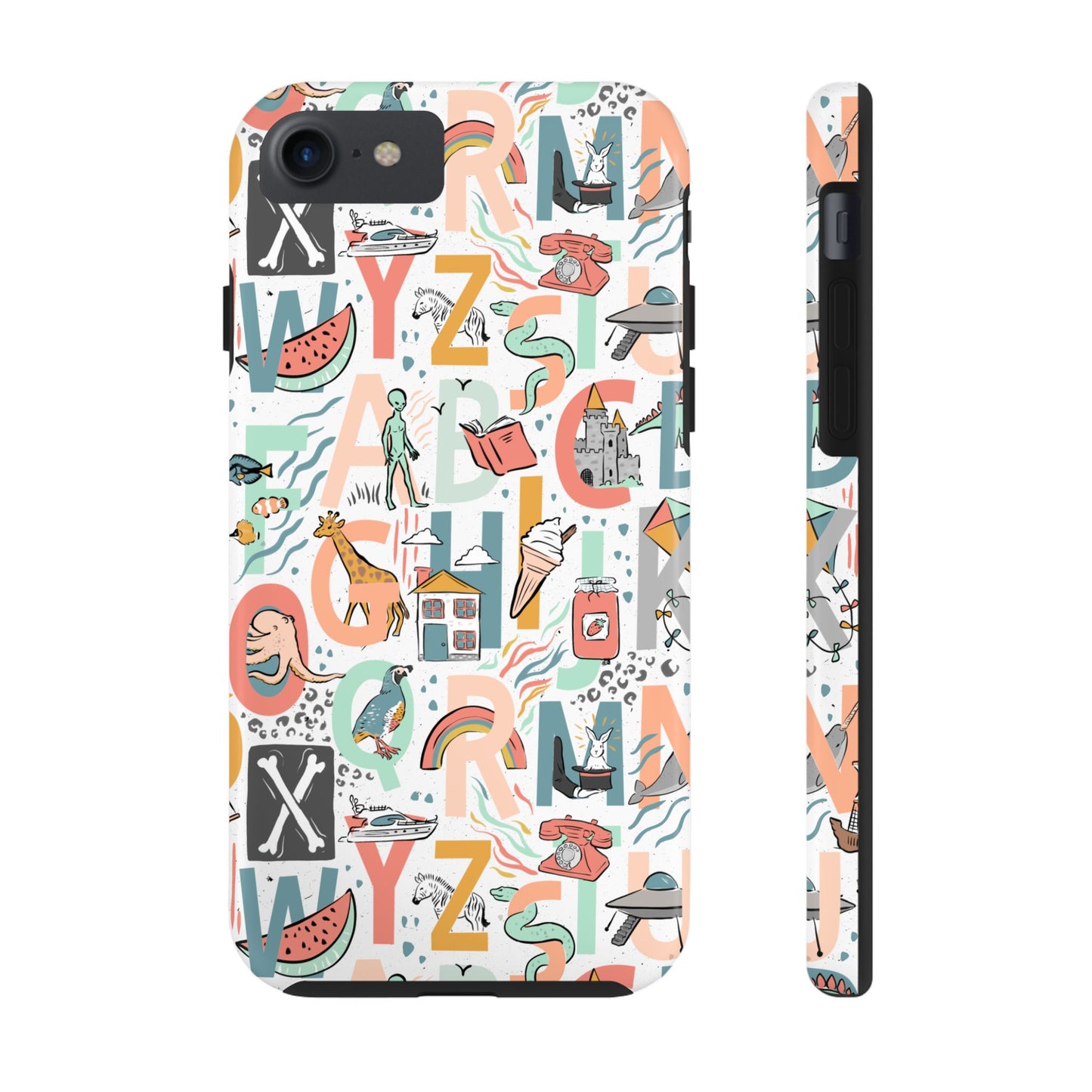 B is for Bamboo -Tough Phone Cases (white)