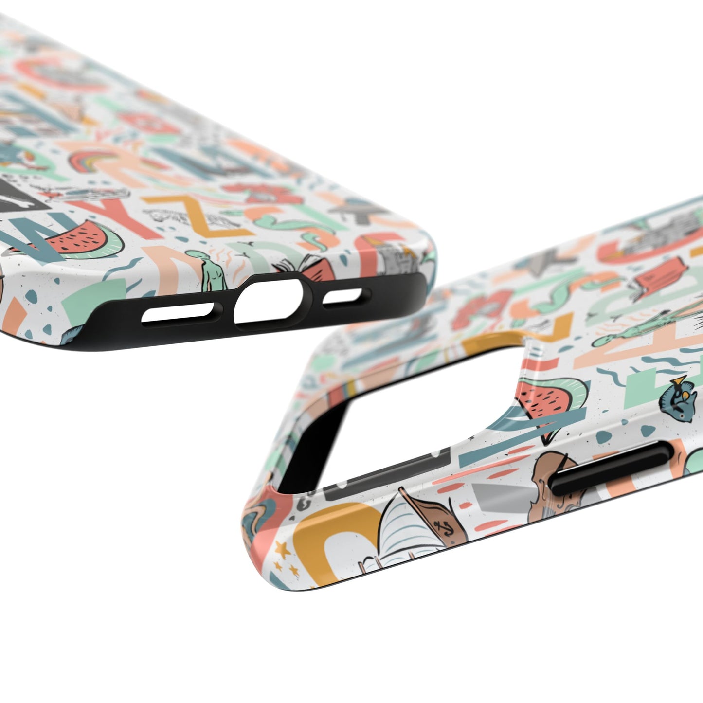B is for Bamboo -Tough Phone Cases (white)