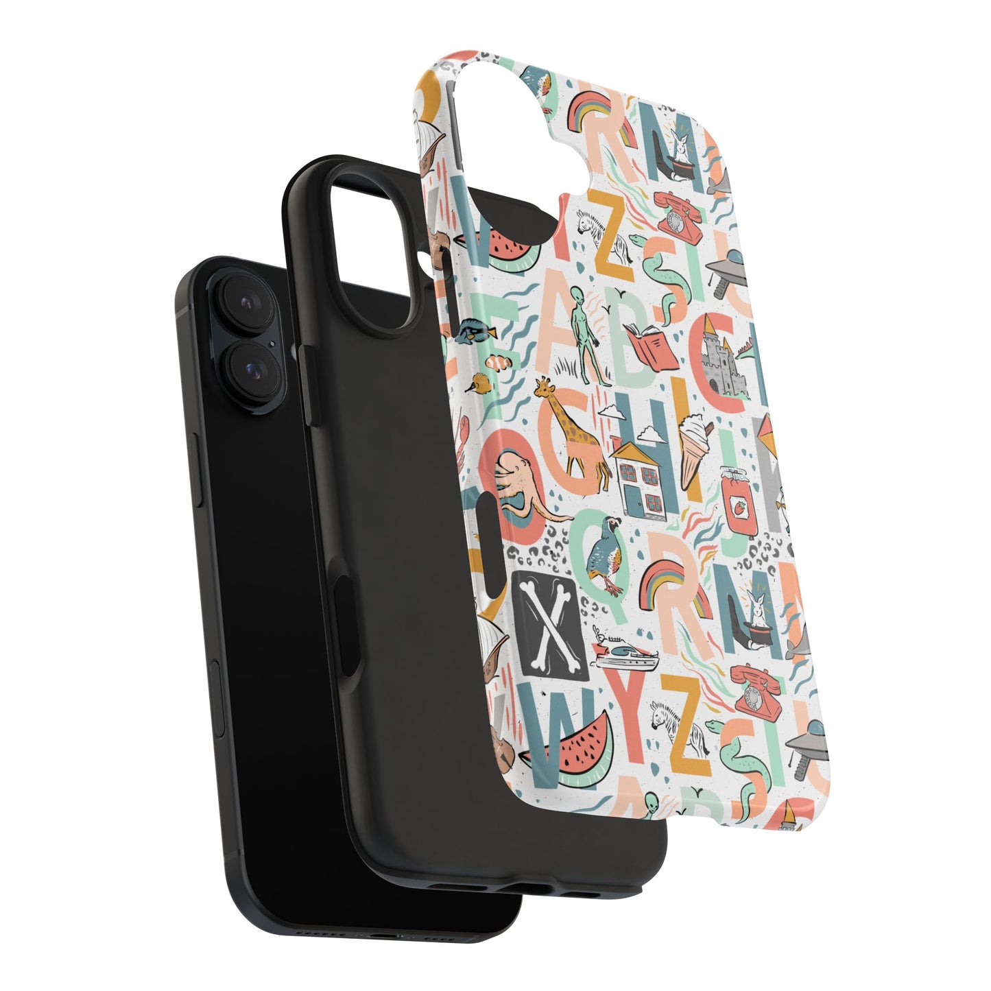 B is for Bamboo -Tough Phone Cases (white)