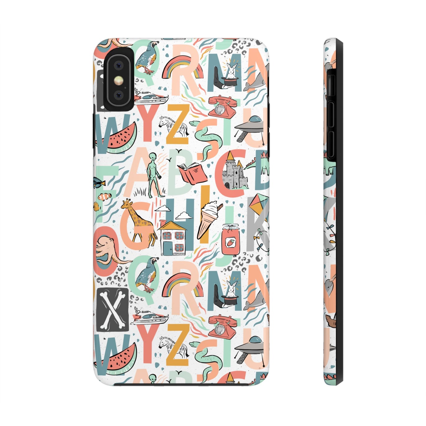 B is for Bamboo -Tough Phone Cases (white)