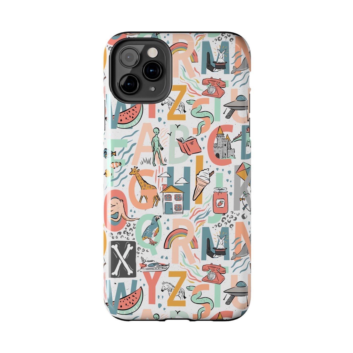 B is for Bamboo -Tough Phone Cases (white)
