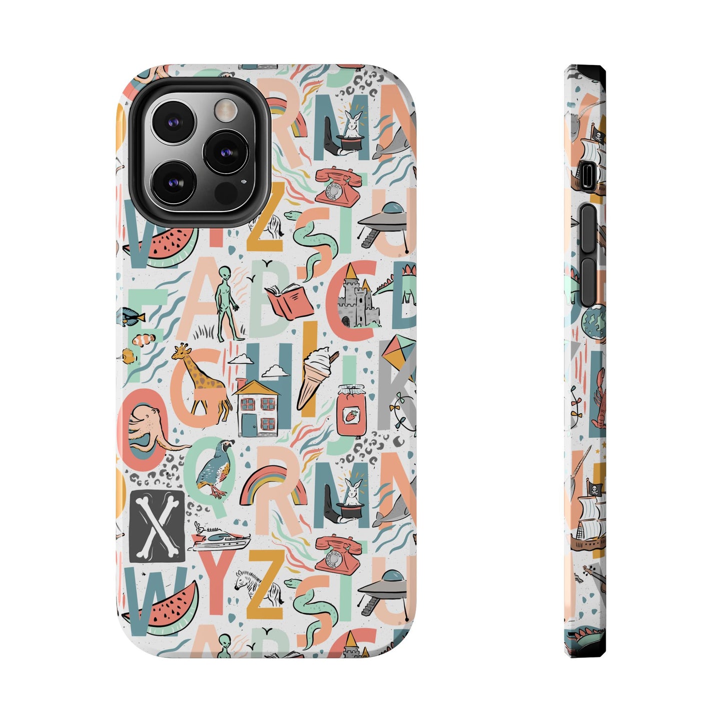 B is for Bamboo -Tough Phone Cases (white)