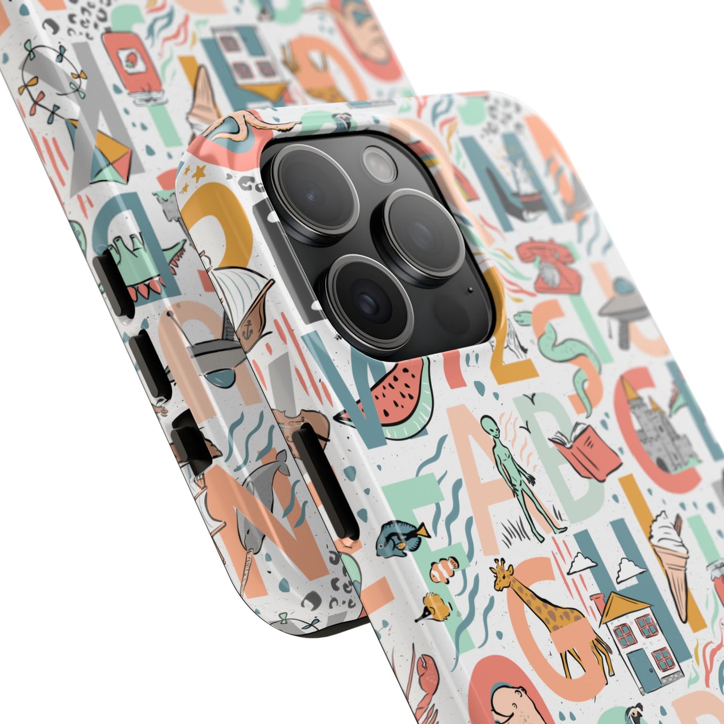 B is for Bamboo -Tough Phone Cases (white)