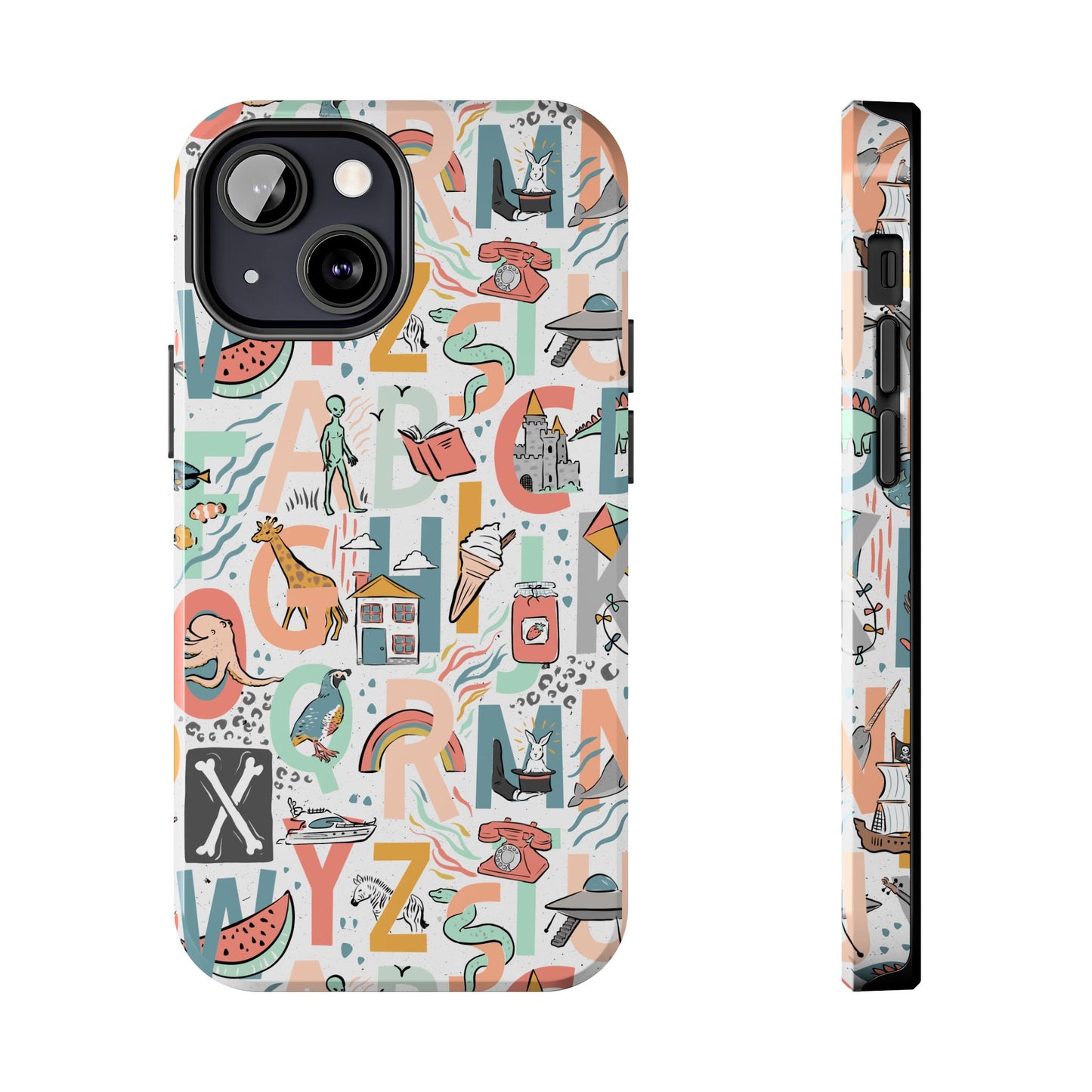 B is for Bamboo -Tough Phone Cases (white)