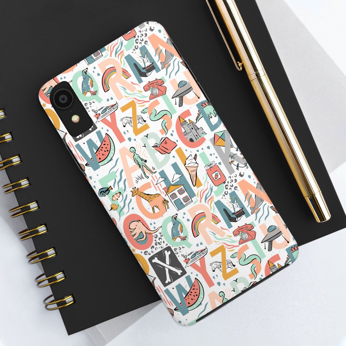 B is for Bamboo -Tough Phone Cases (white)