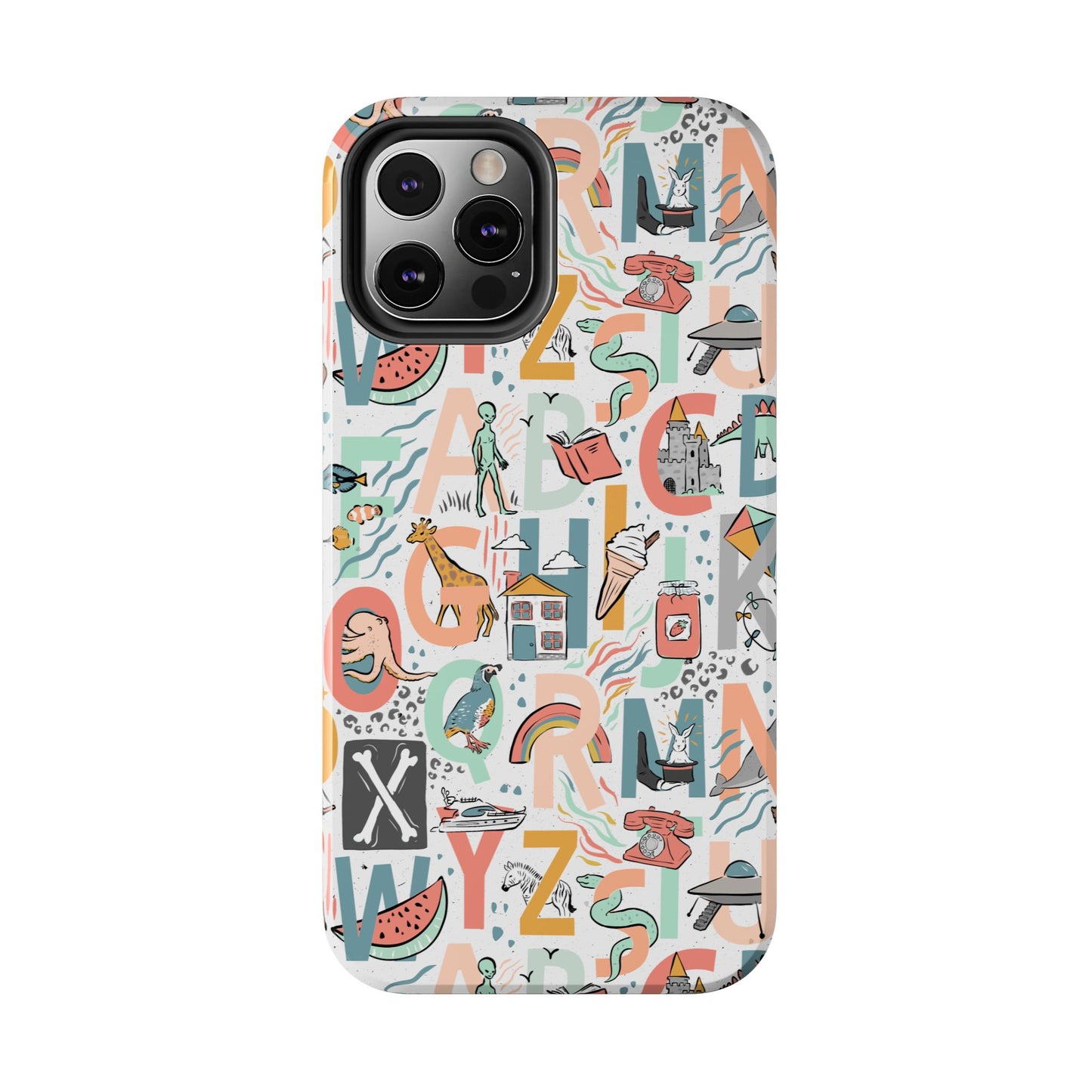 B is for Bamboo -Tough Phone Cases (white)