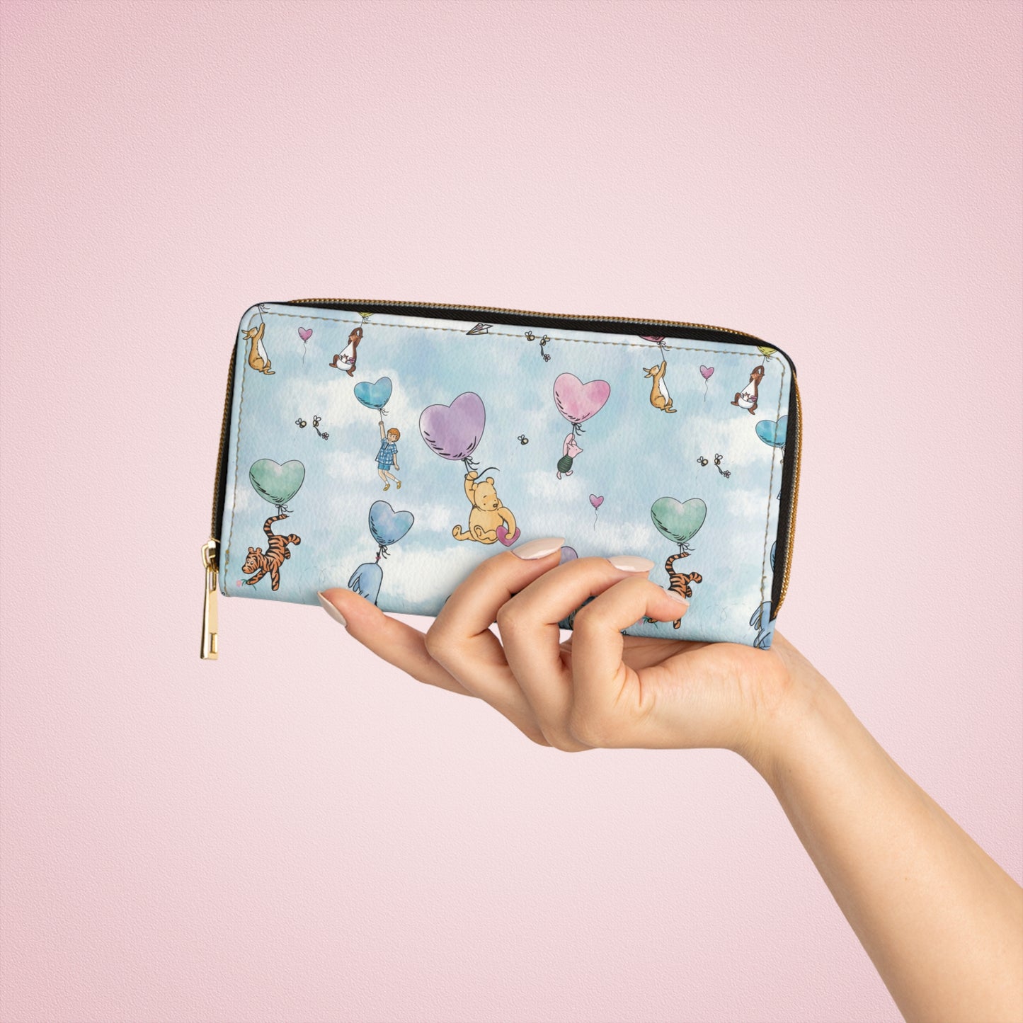 On cloud Nine Zipper Wallet
