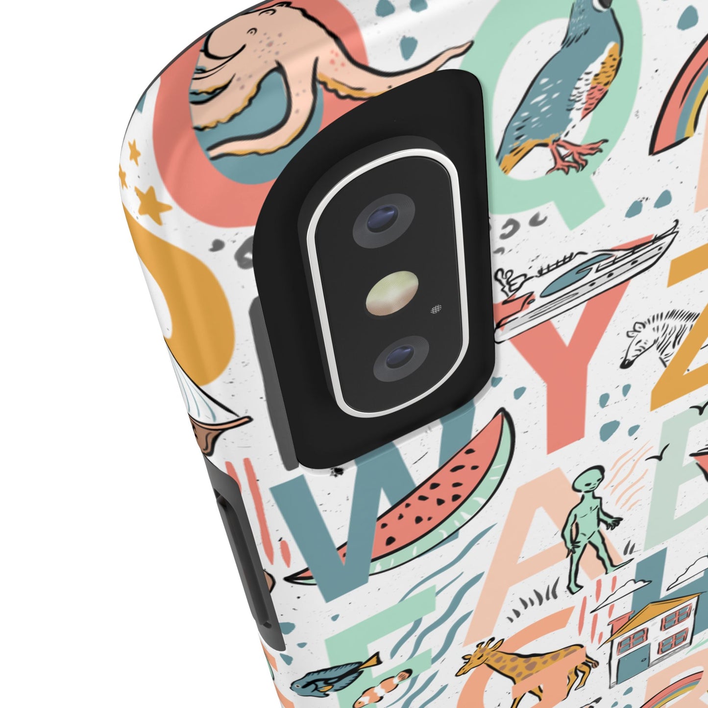 B is for Bamboo -Tough Phone Cases (white)