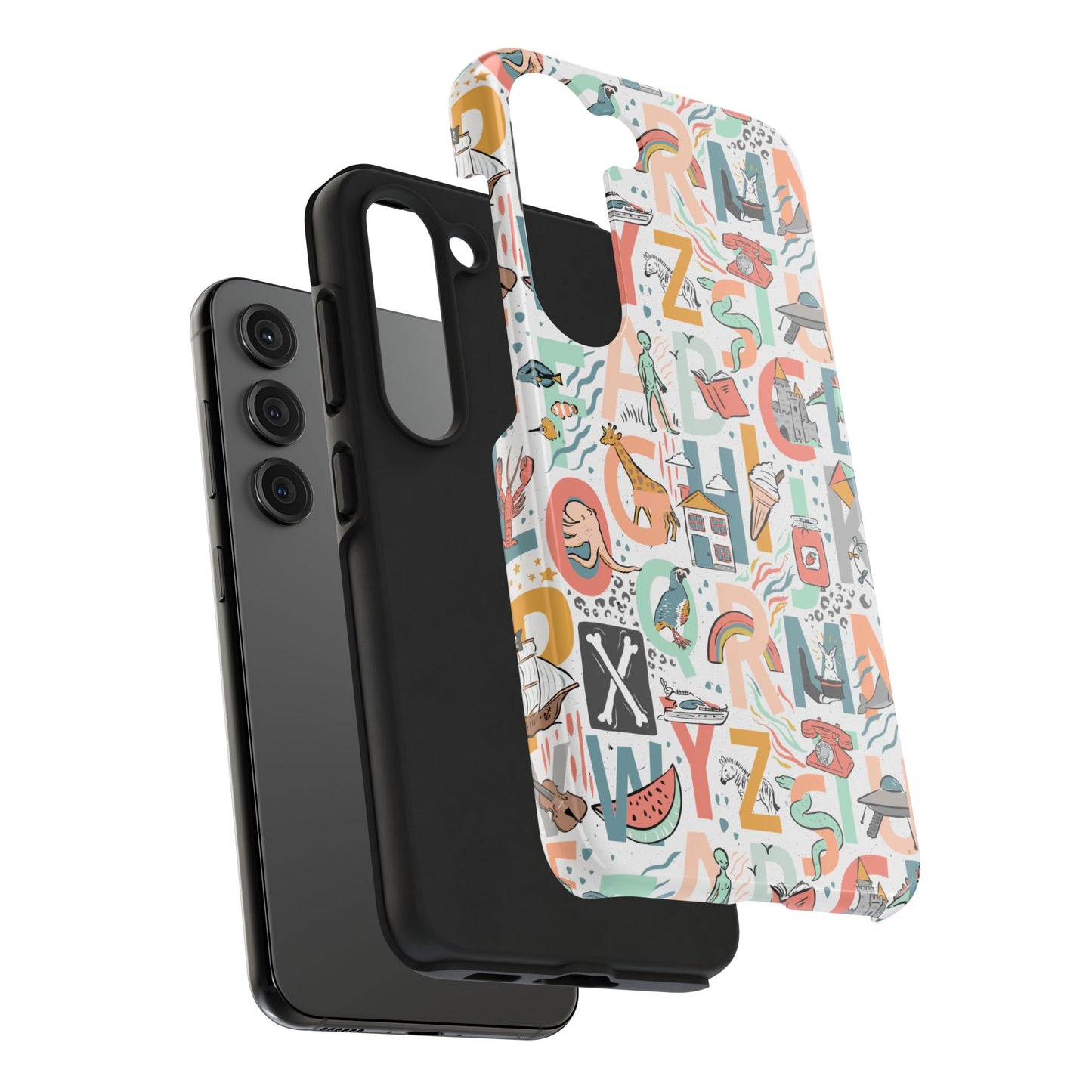 B is for Bamboo -Tough Phone Cases (white)