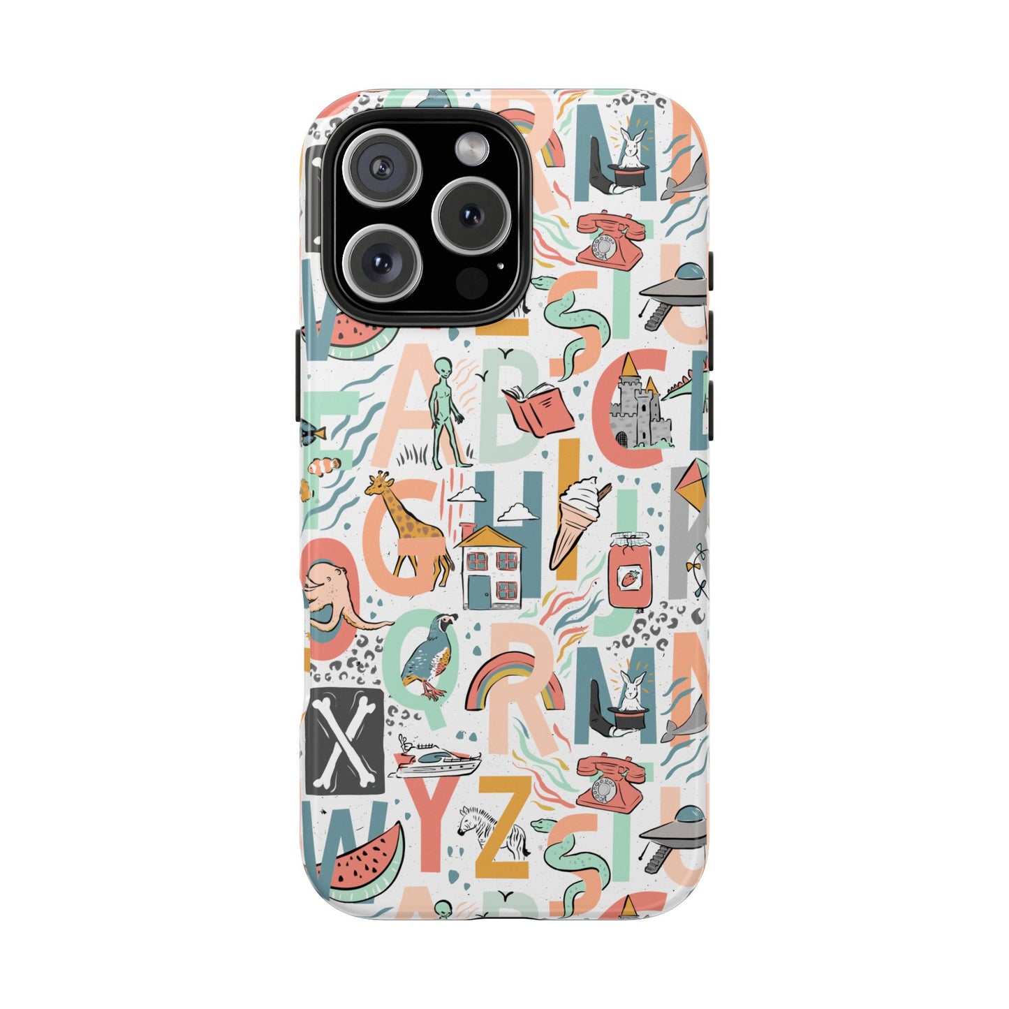 B is for Bamboo -Tough Phone Cases (white)