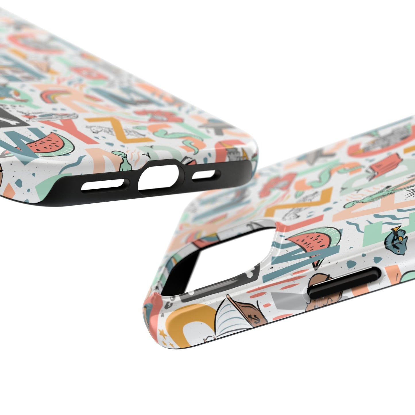B is for Bamboo -Tough Phone Cases (white)
