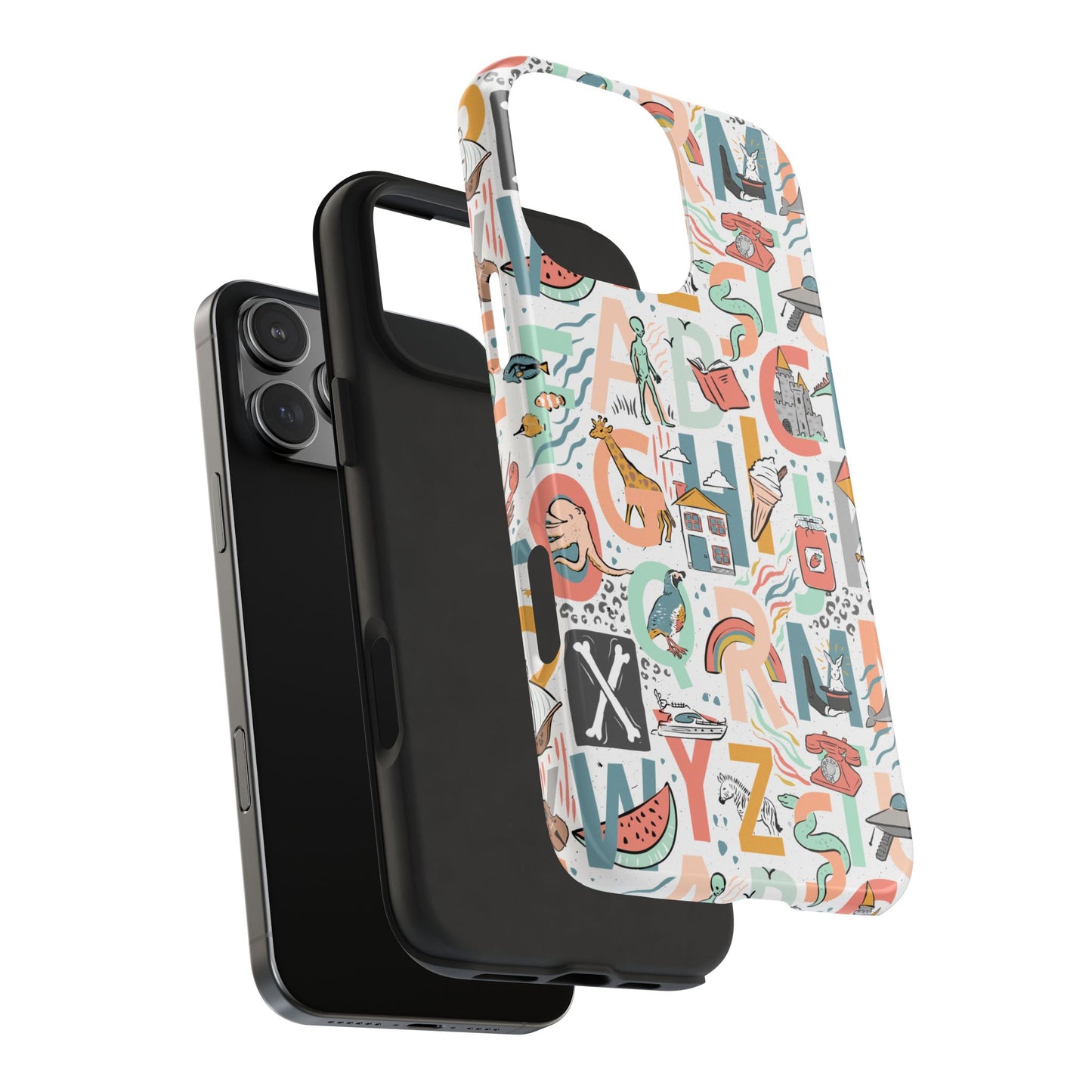 B is for Bamboo -Tough Phone Cases (white)