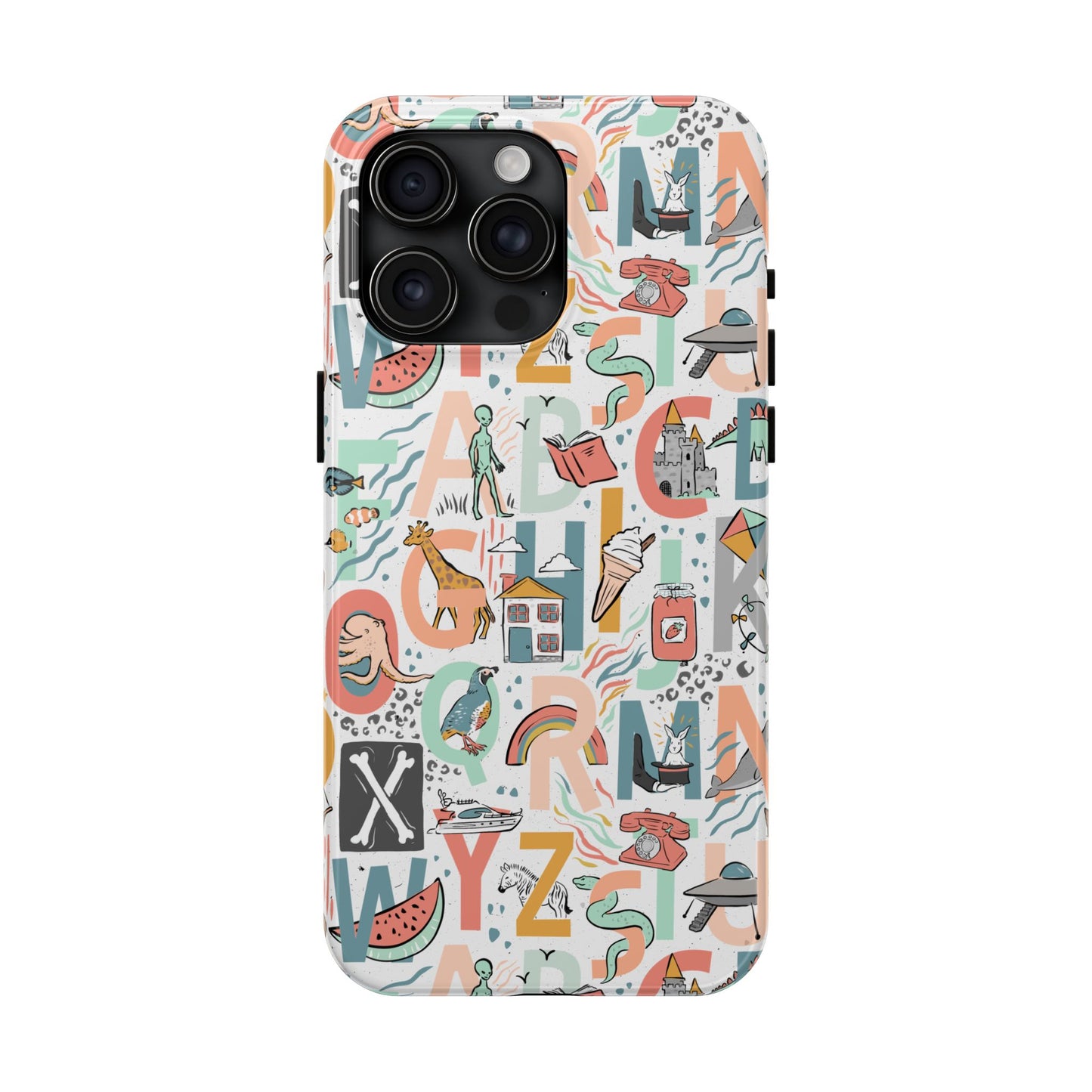 B is for Bamboo -Tough Phone Cases (white)