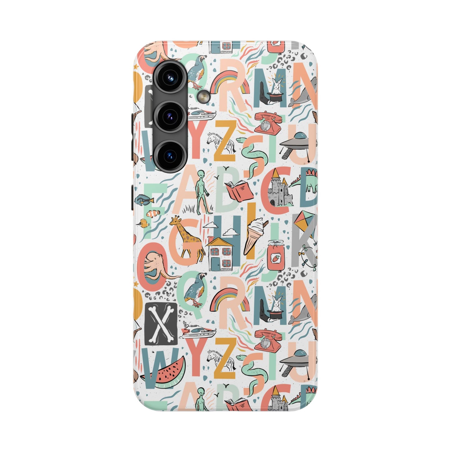 B is for Bamboo -Tough Phone Cases (white)