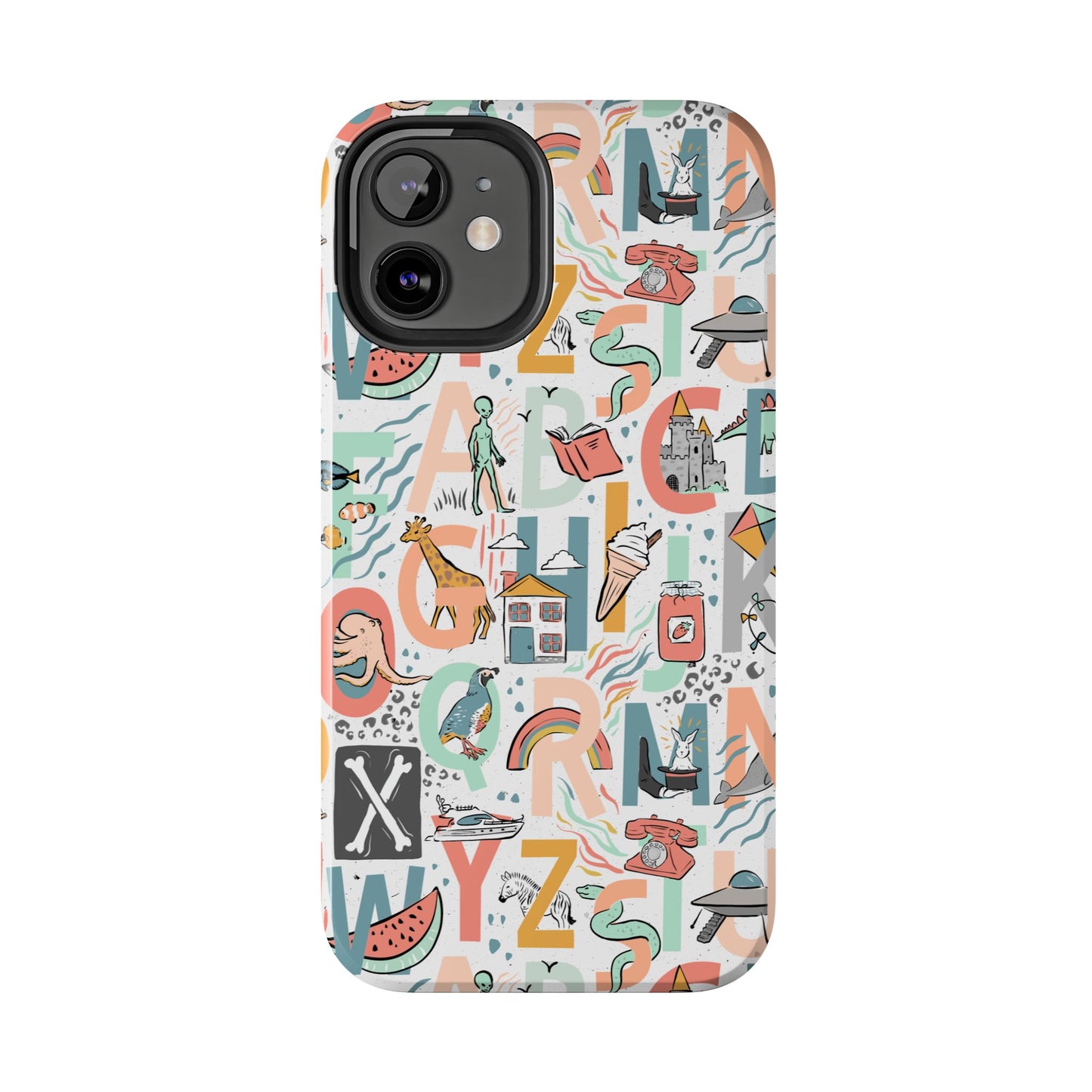 B is for Bamboo -Tough Phone Cases (white)