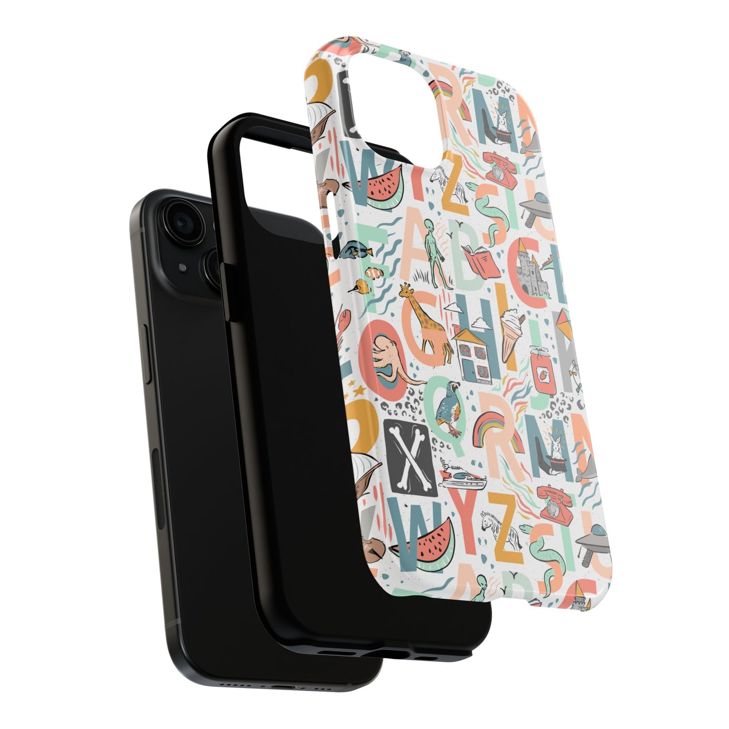 B is for Bamboo -Tough Phone Cases (white)