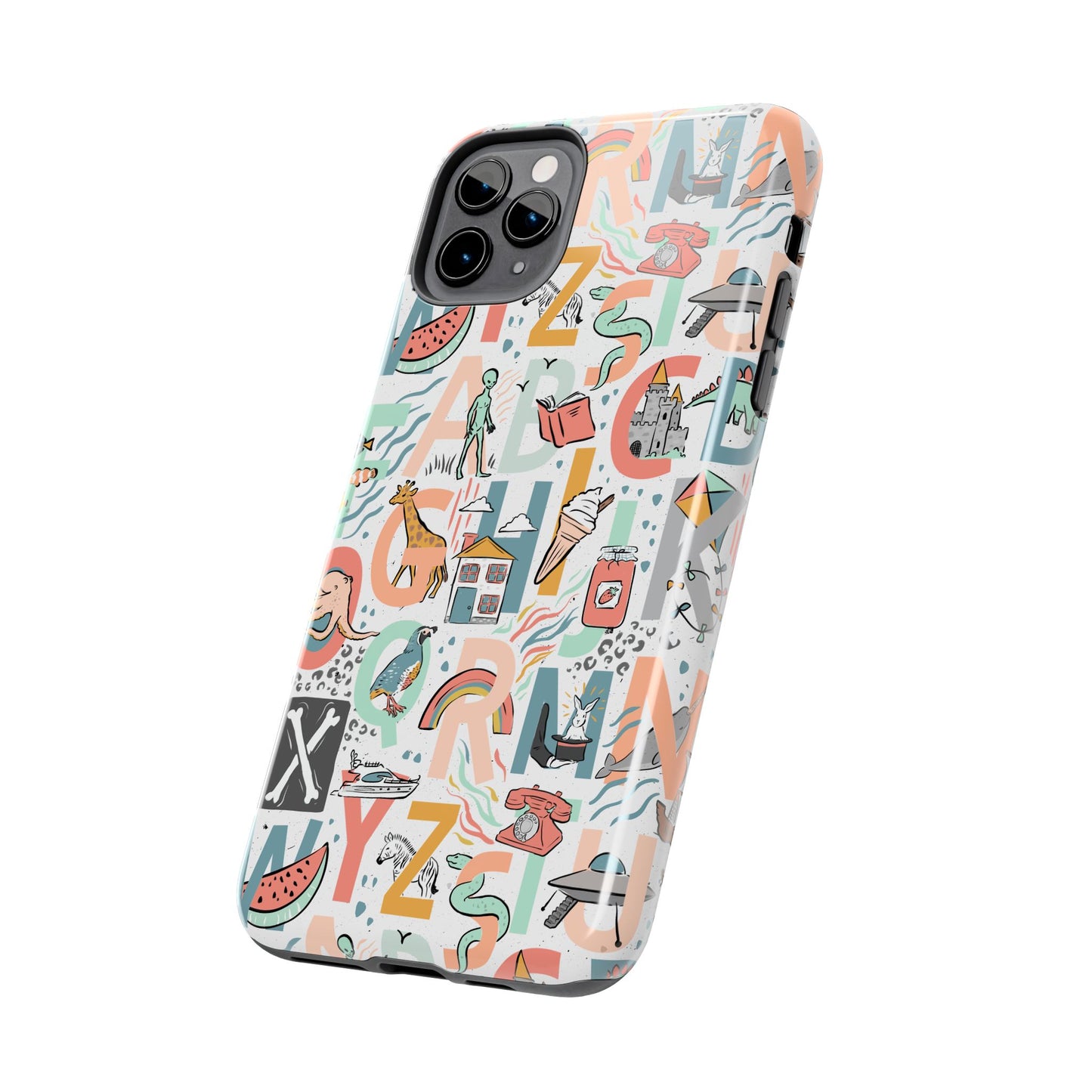 B is for Bamboo -Tough Phone Cases (white)
