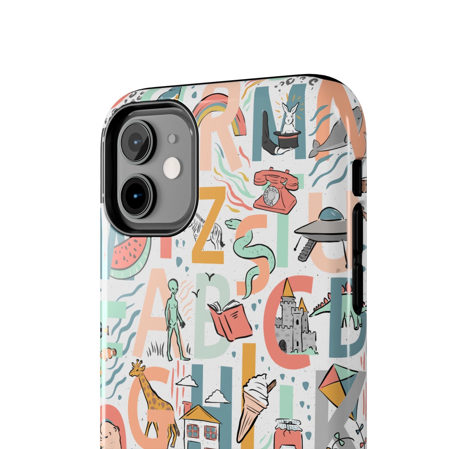 B is for Bamboo -Tough Phone Cases (white)