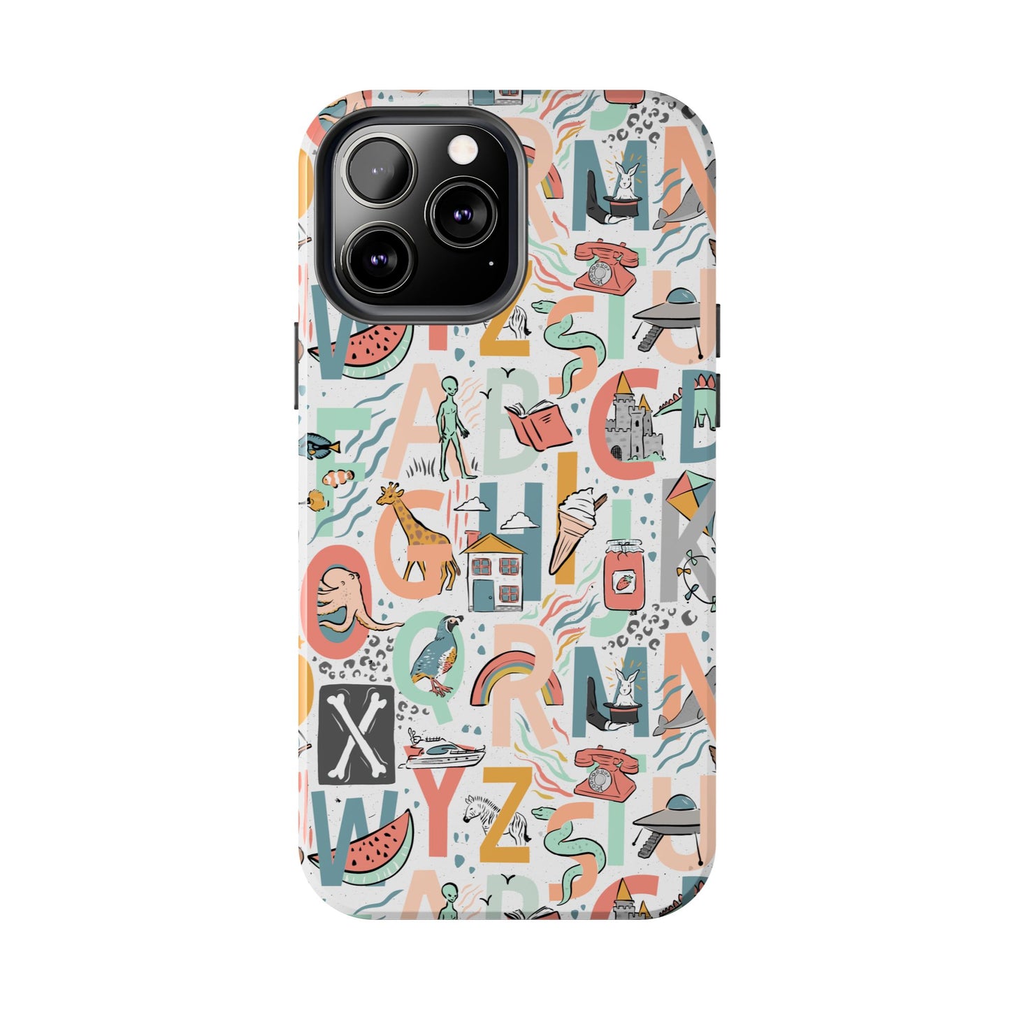 B is for Bamboo -Tough Phone Cases (white)