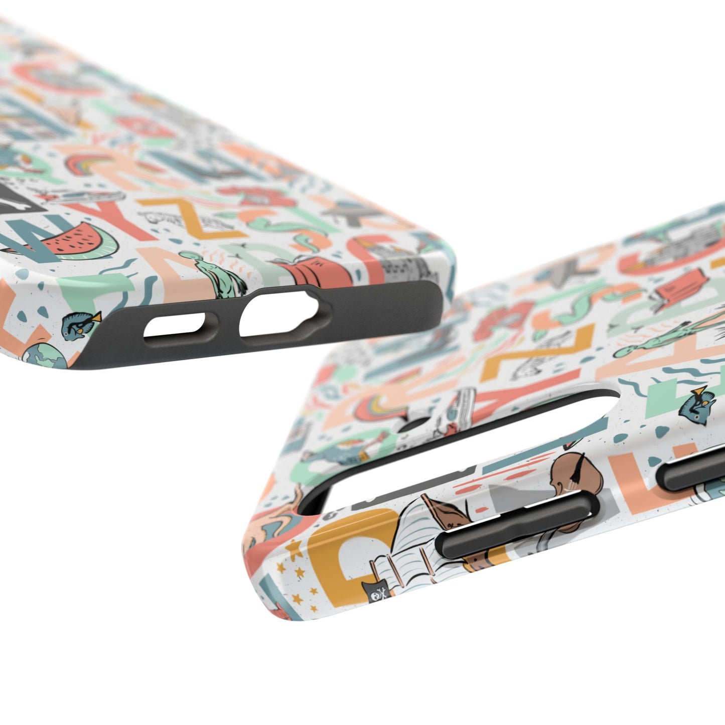 B is for Bamboo -Tough Phone Cases (white)
