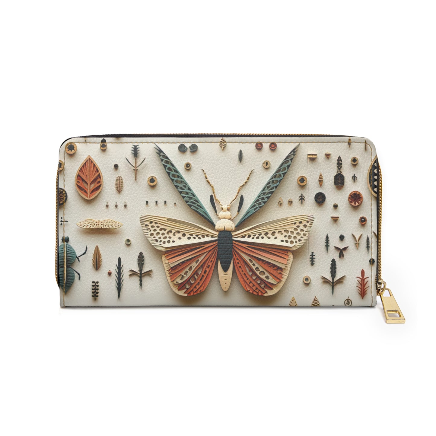 Bugs and Kisses Zipper Wallet