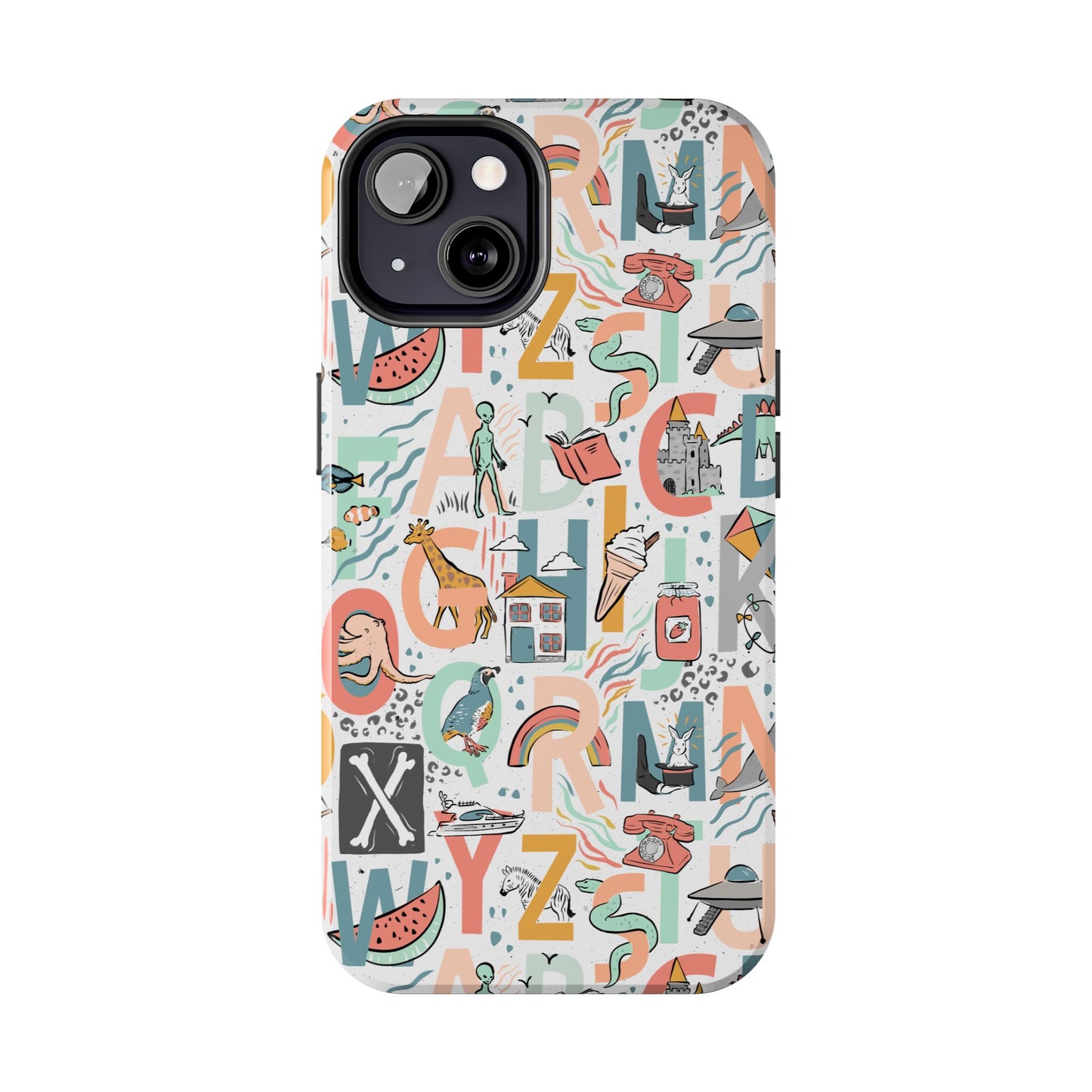 B is for Bamboo -Tough Phone Cases (white)