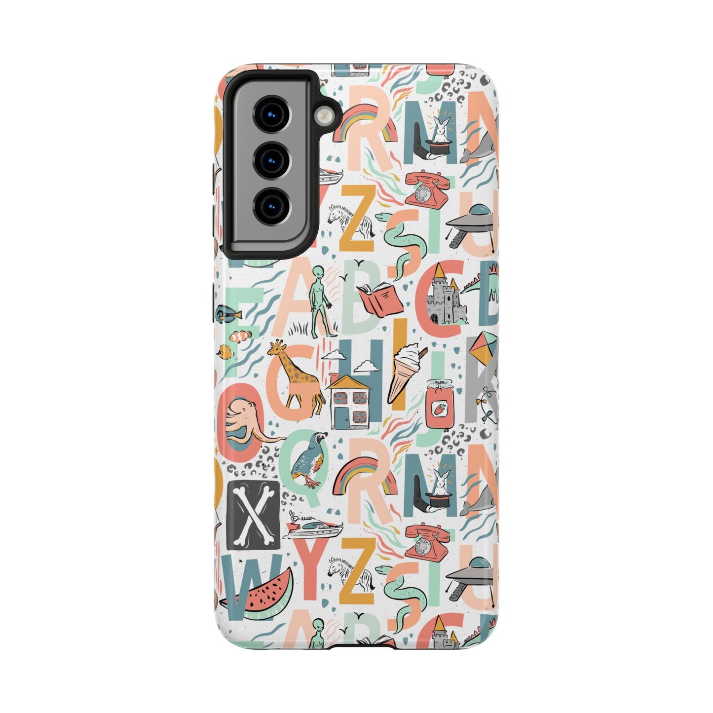 B is for Bamboo -Tough Phone Cases (white)