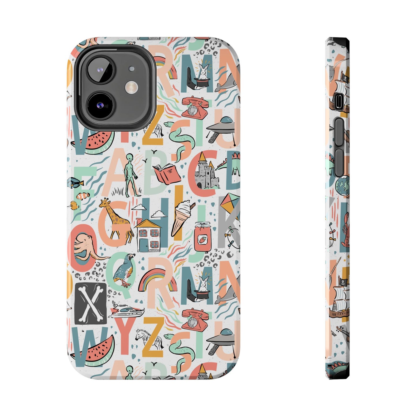B is for Bamboo -Tough Phone Cases (white)