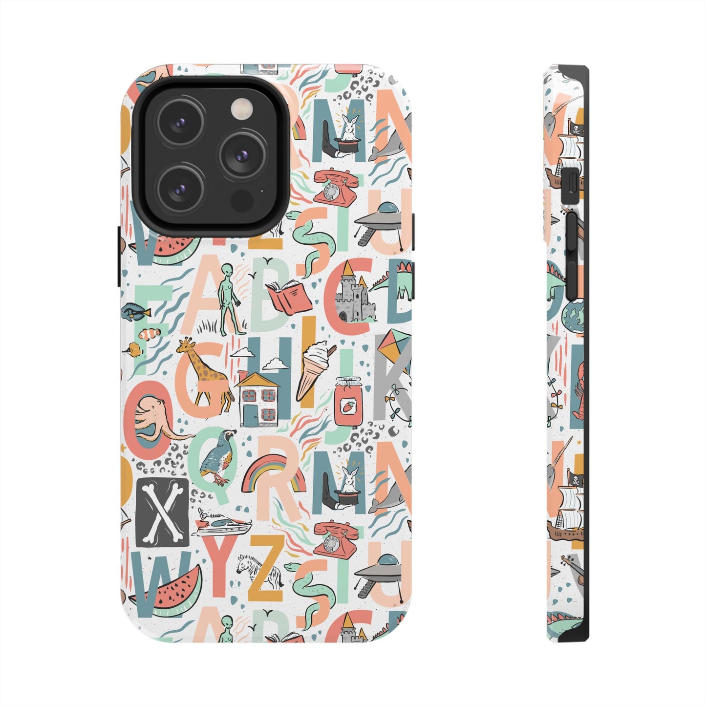 B is for Bamboo -Tough Phone Cases (white)