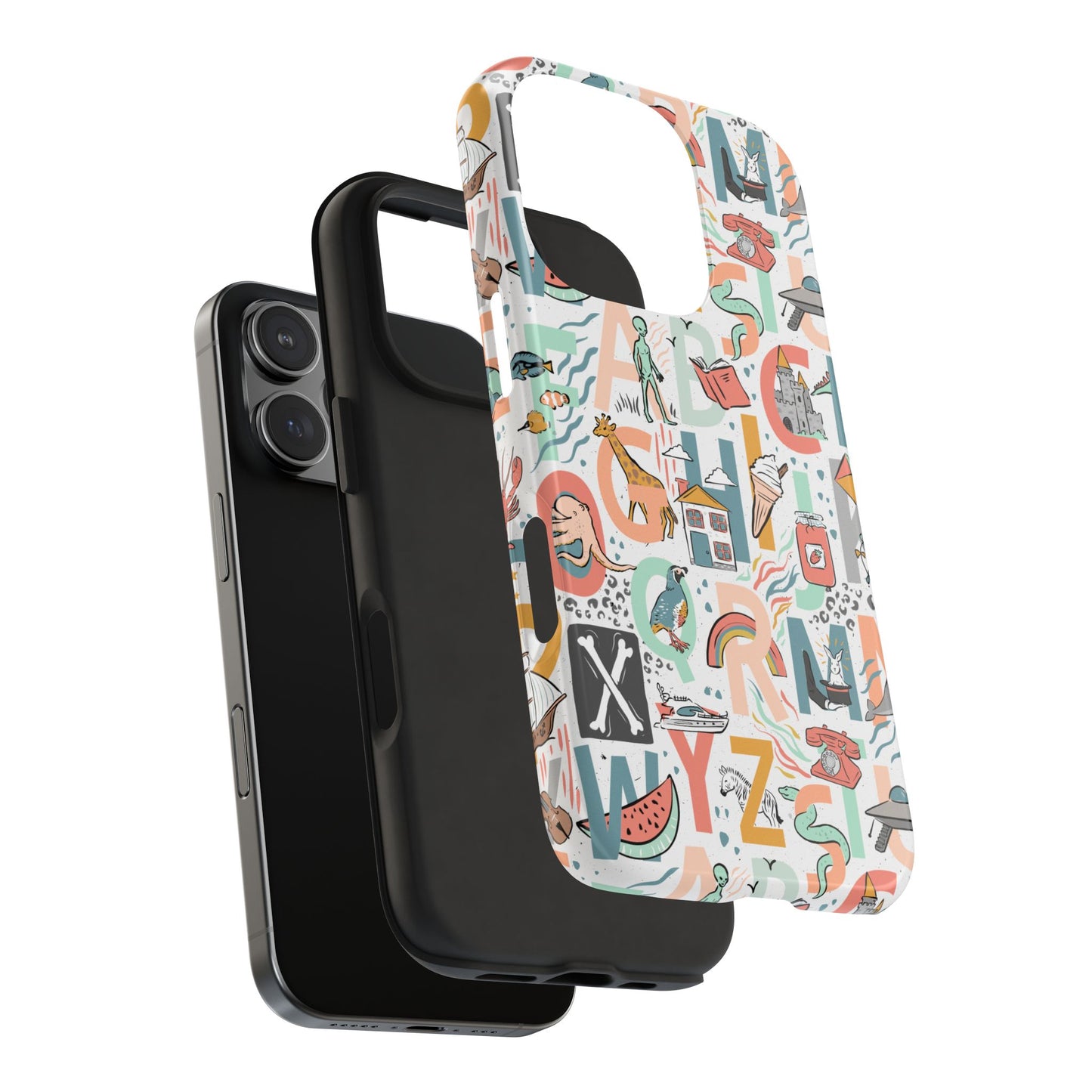 B is for Bamboo -Tough Phone Cases (white)
