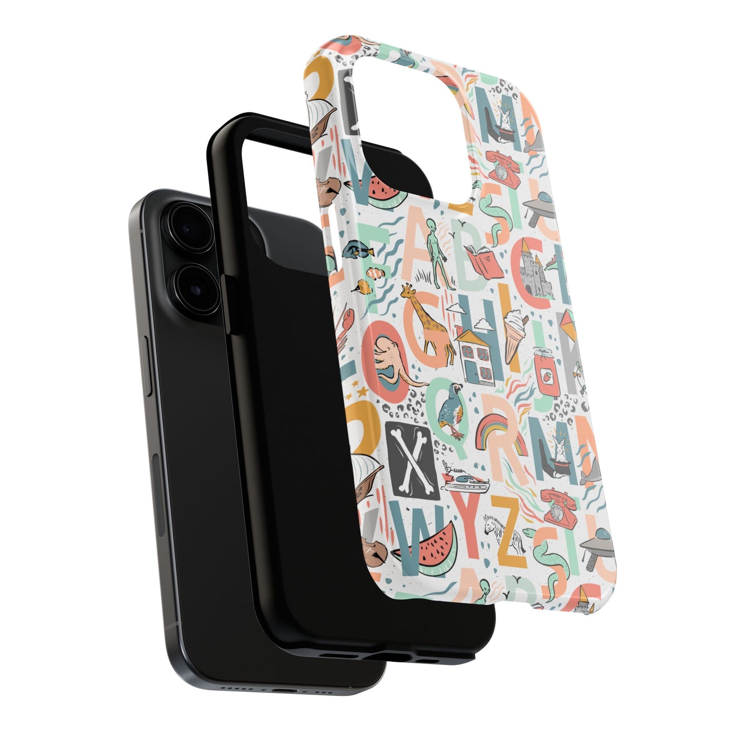 B is for Bamboo -Tough Phone Cases (white)