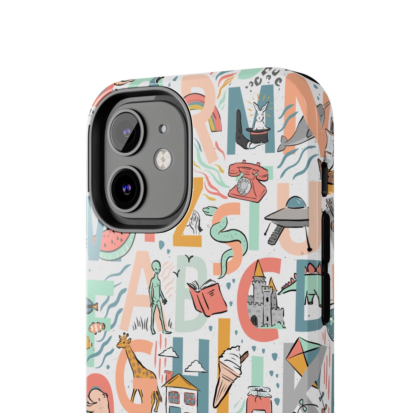 B is for Bamboo -Tough Phone Cases (white)