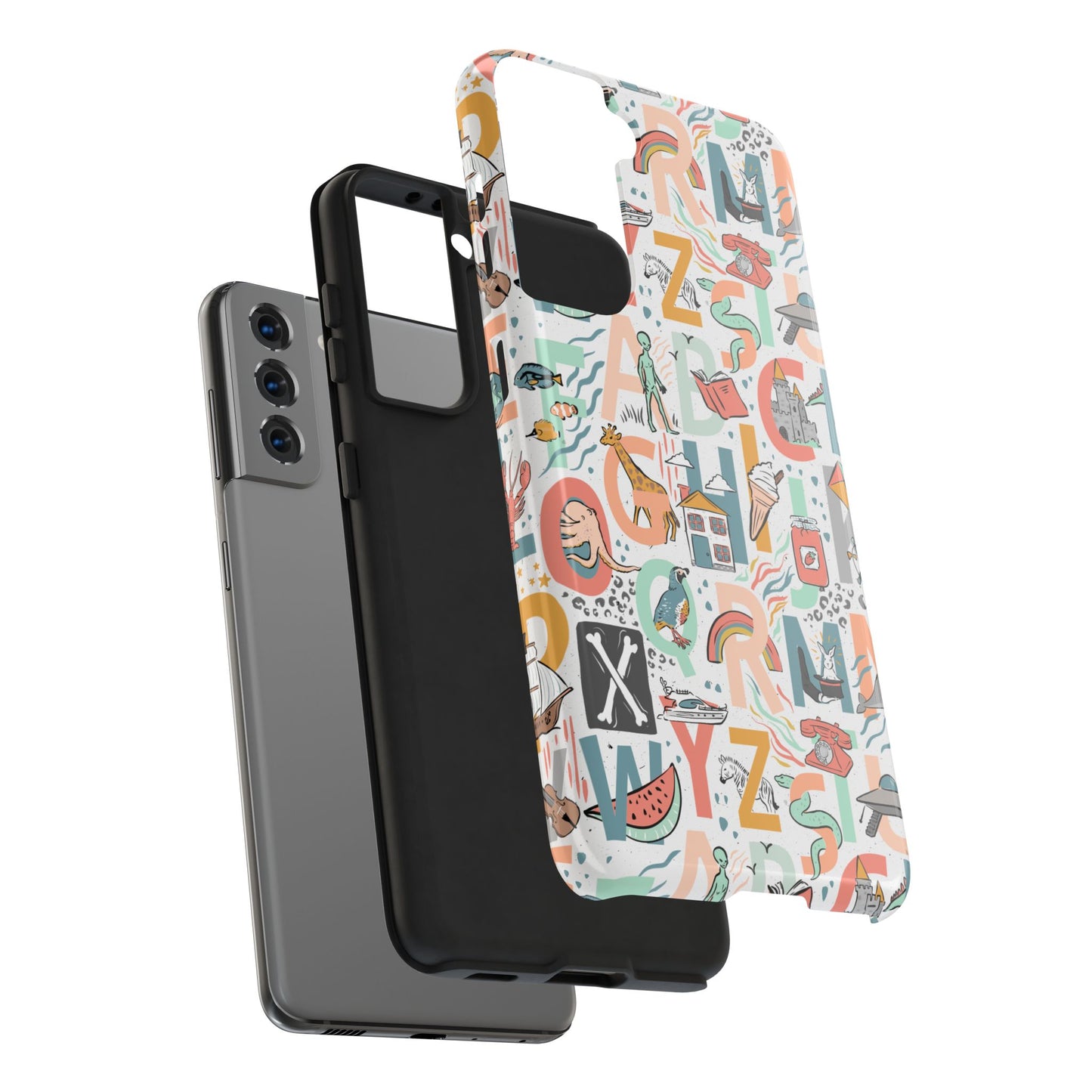B is for Bamboo -Tough Phone Cases (white)