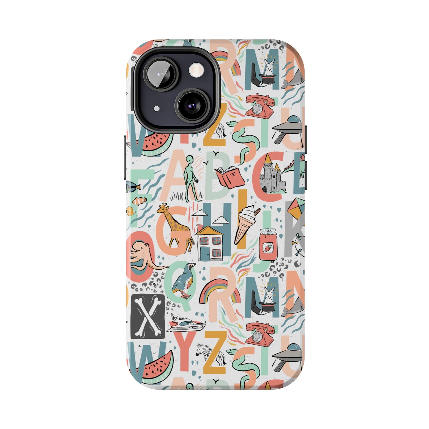 B is for Bamboo -Tough Phone Cases (white)