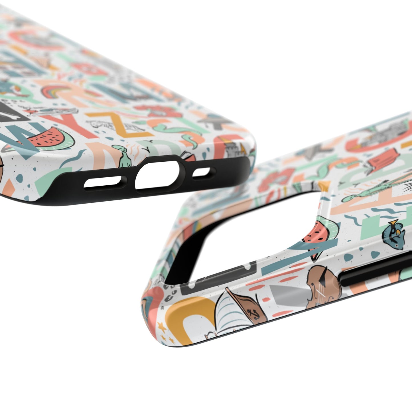 B is for Bamboo -Tough Phone Cases (white)