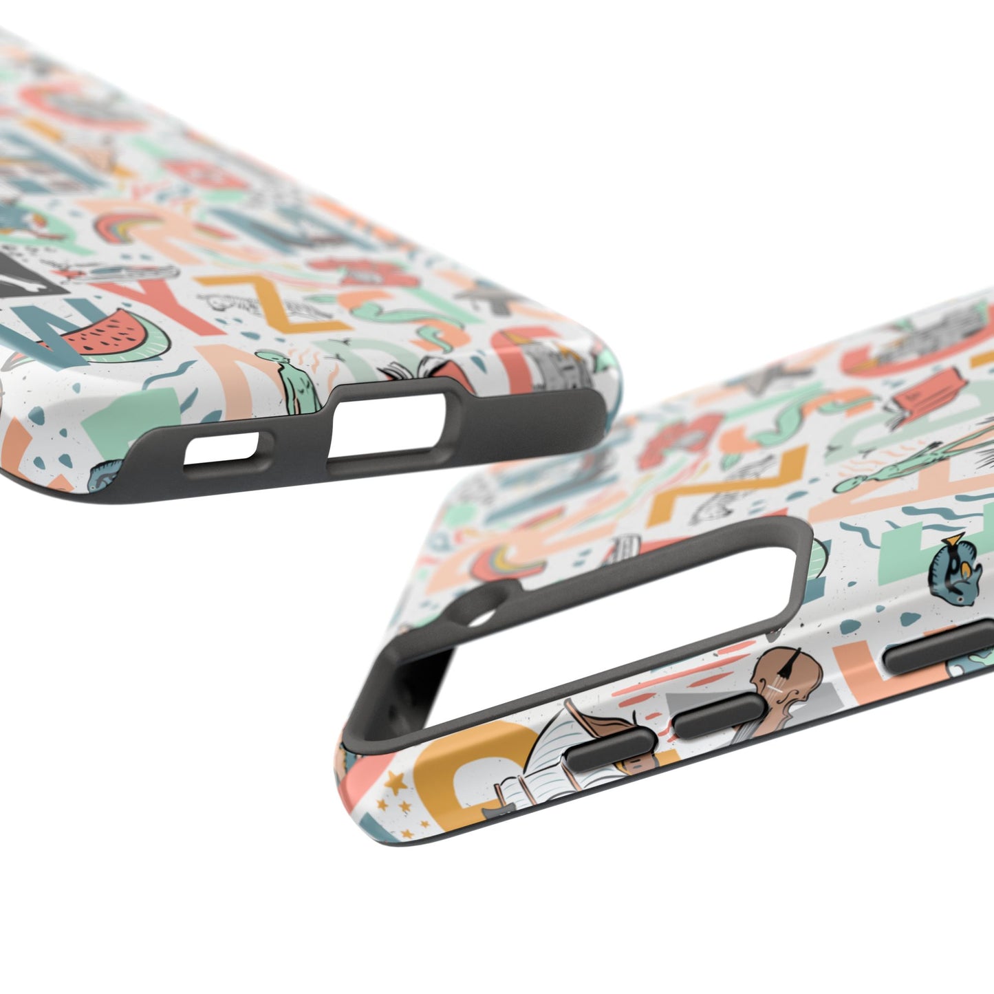 B is for Bamboo -Tough Phone Cases (white)