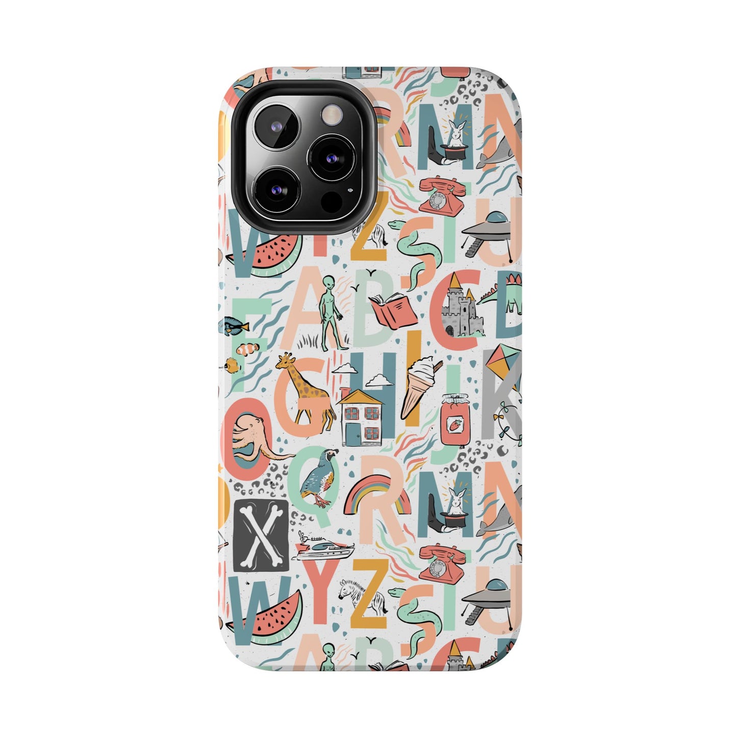 B is for Bamboo -Tough Phone Cases (white)
