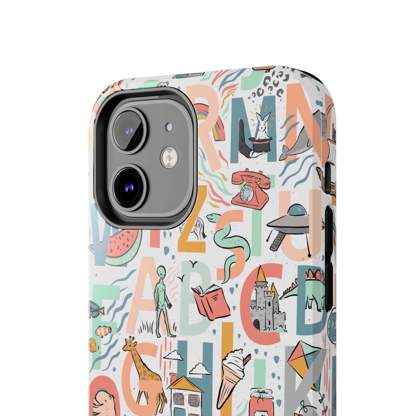 B is for Bamboo -Tough Phone Cases (white)