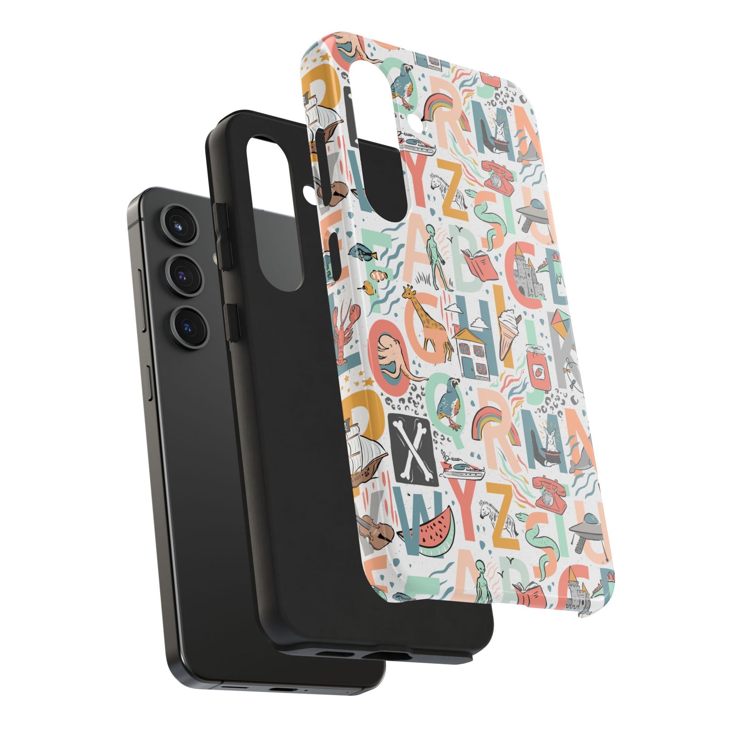 B is for Bamboo -Tough Phone Cases (white)