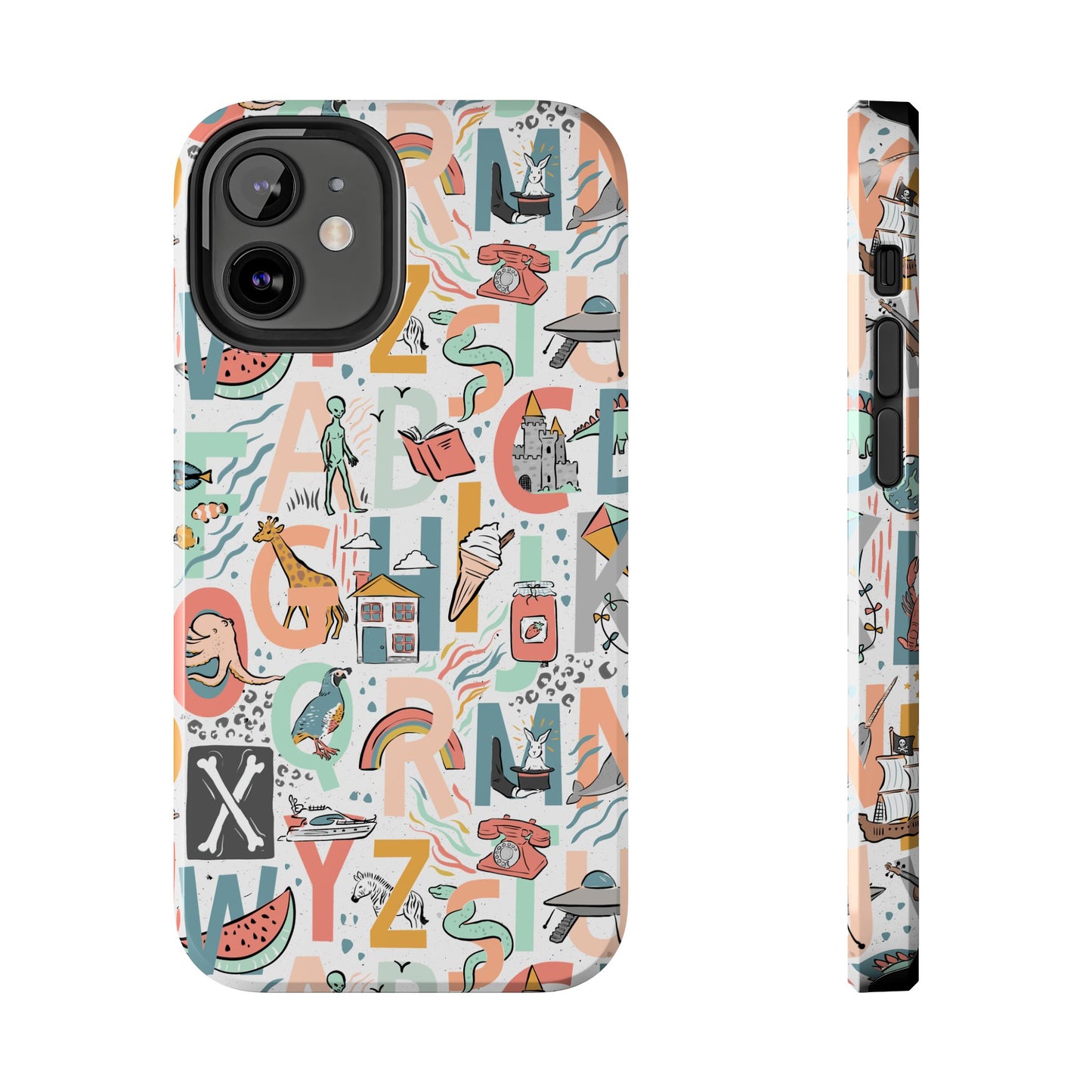 B is for Bamboo -Tough Phone Cases (white)