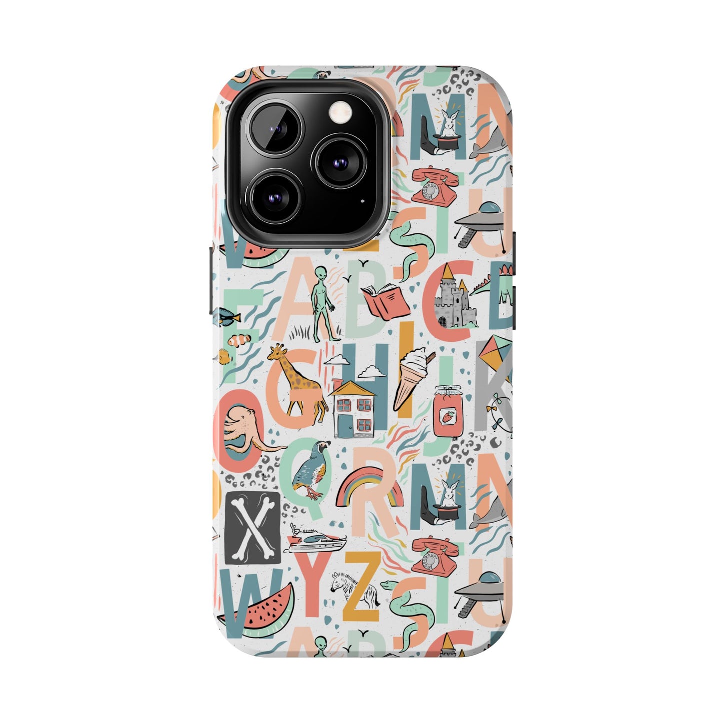 B is for Bamboo -Tough Phone Cases (white)