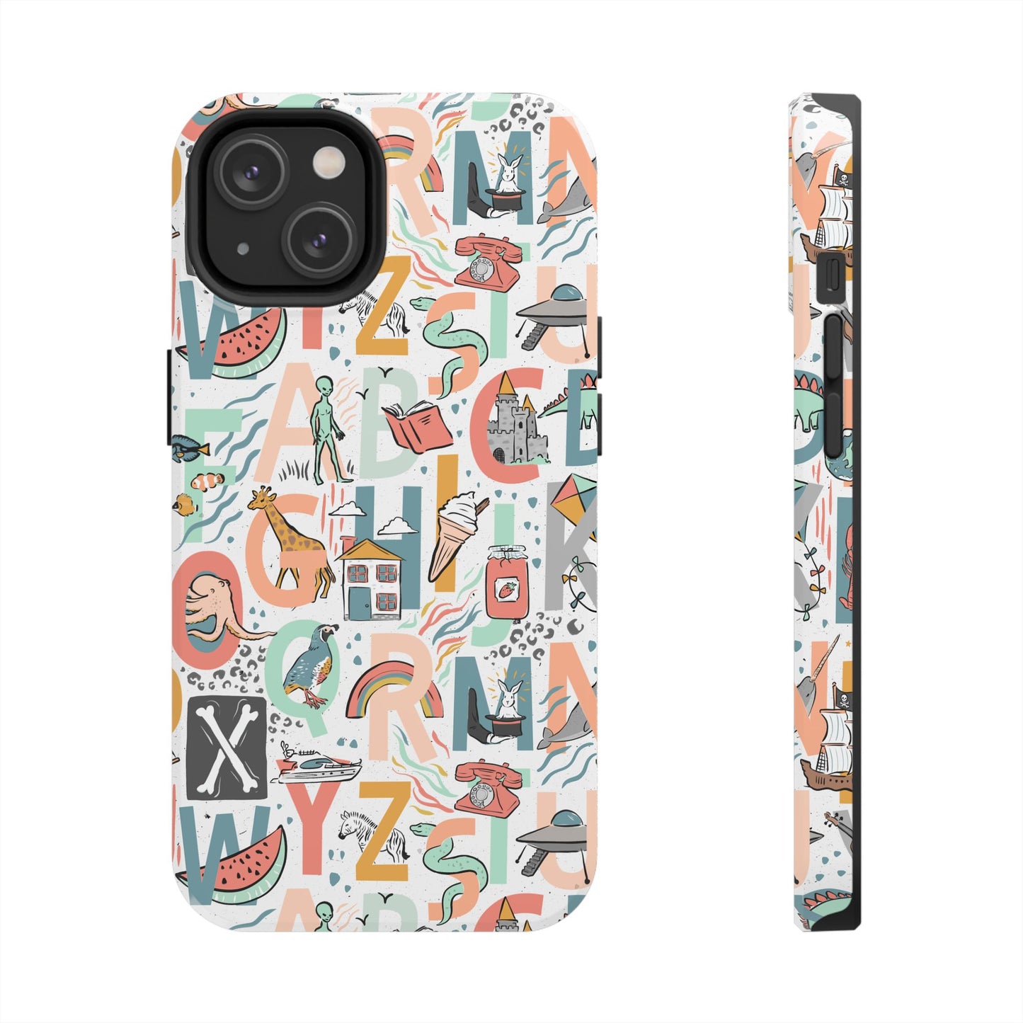 B is for Bamboo -Tough Phone Cases (white)