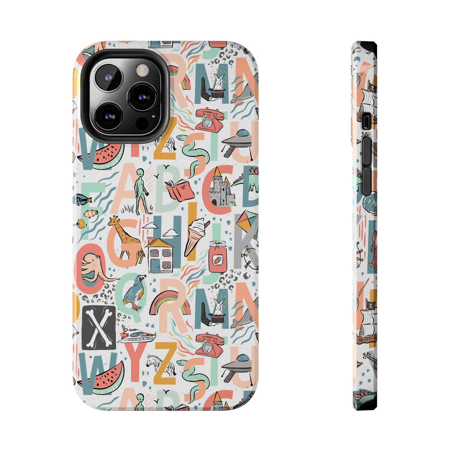 B is for Bamboo -Tough Phone Cases (white)