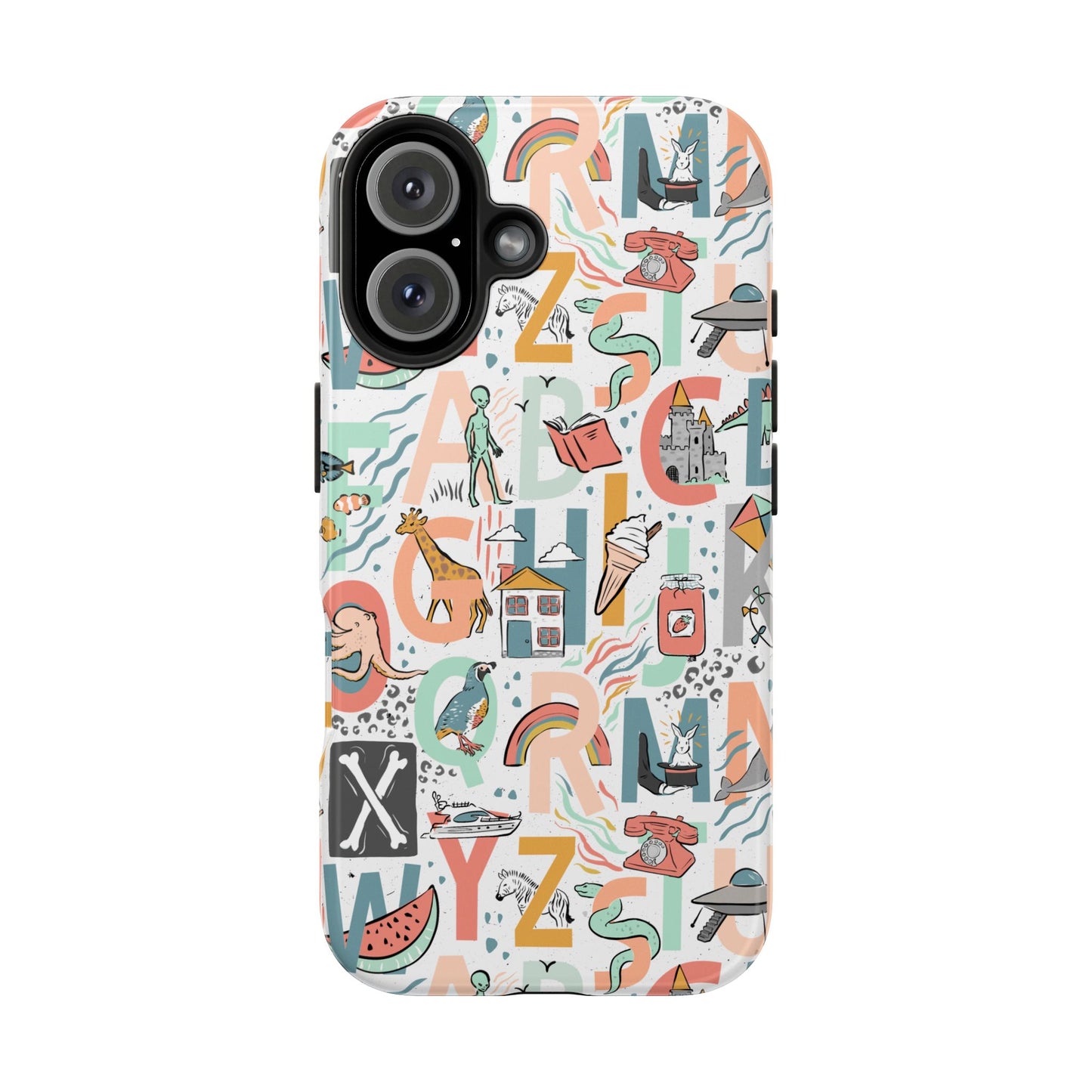 B is for Bamboo -Tough Phone Cases (white)