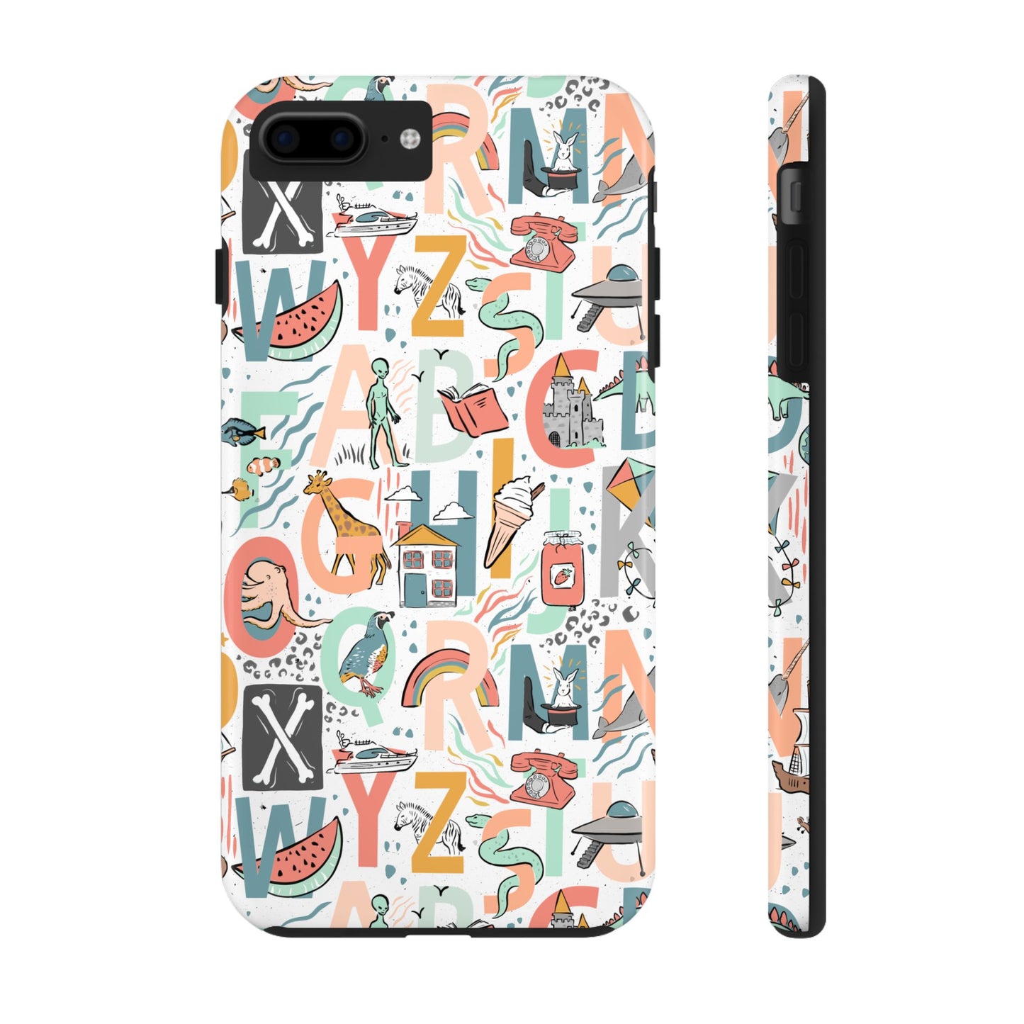 B is for Bamboo -Tough Phone Cases (white)