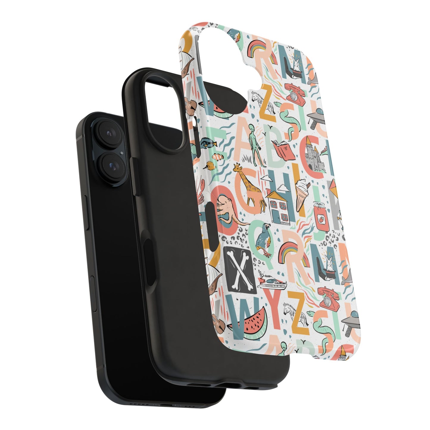 B is for Bamboo -Tough Phone Cases (white)