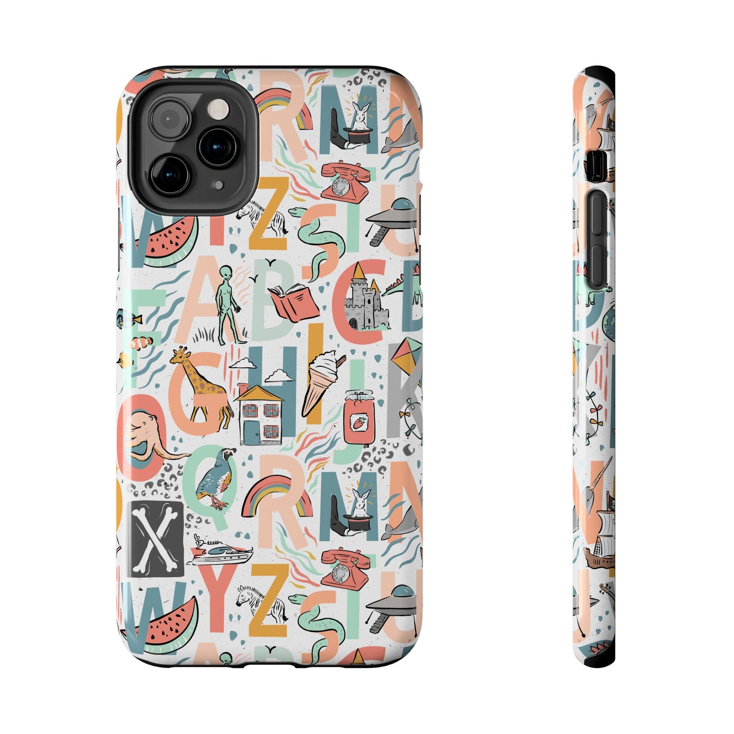 B is for Bamboo -Tough Phone Cases (white)