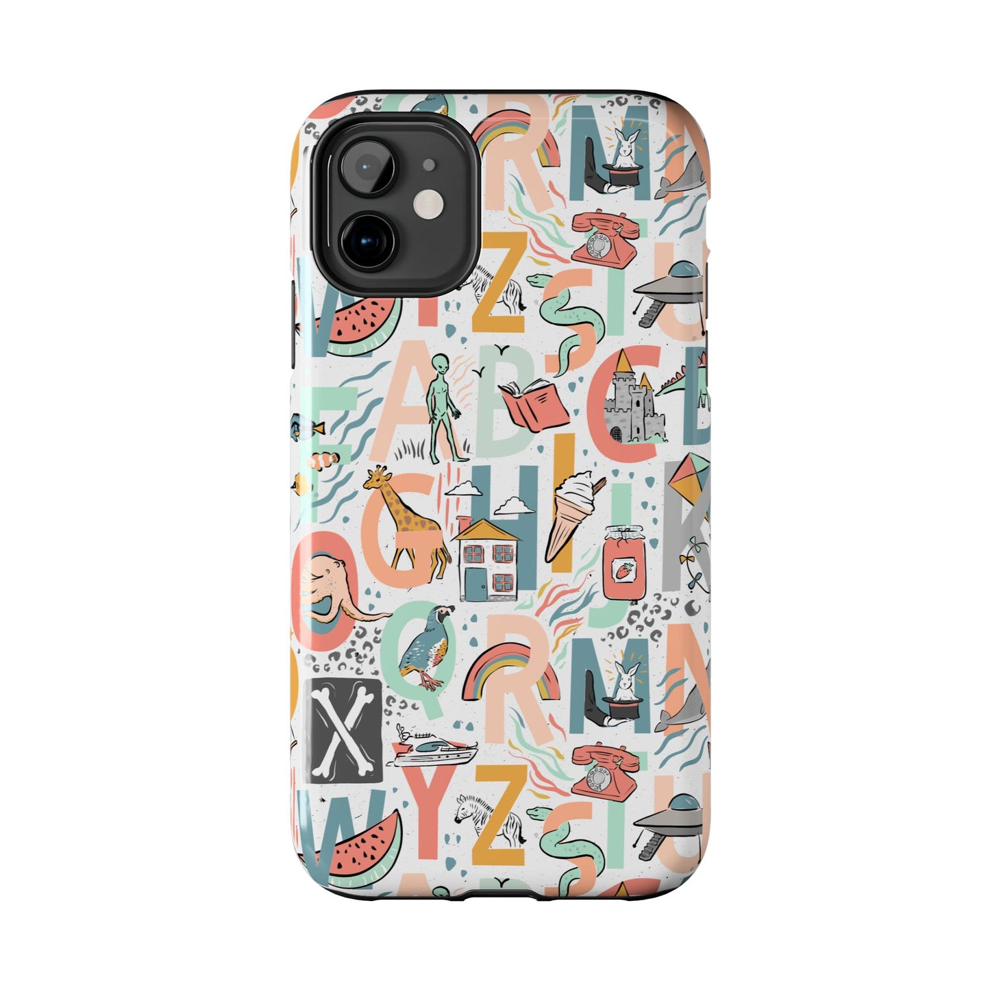 B is for Bamboo -Tough Phone Cases (white)