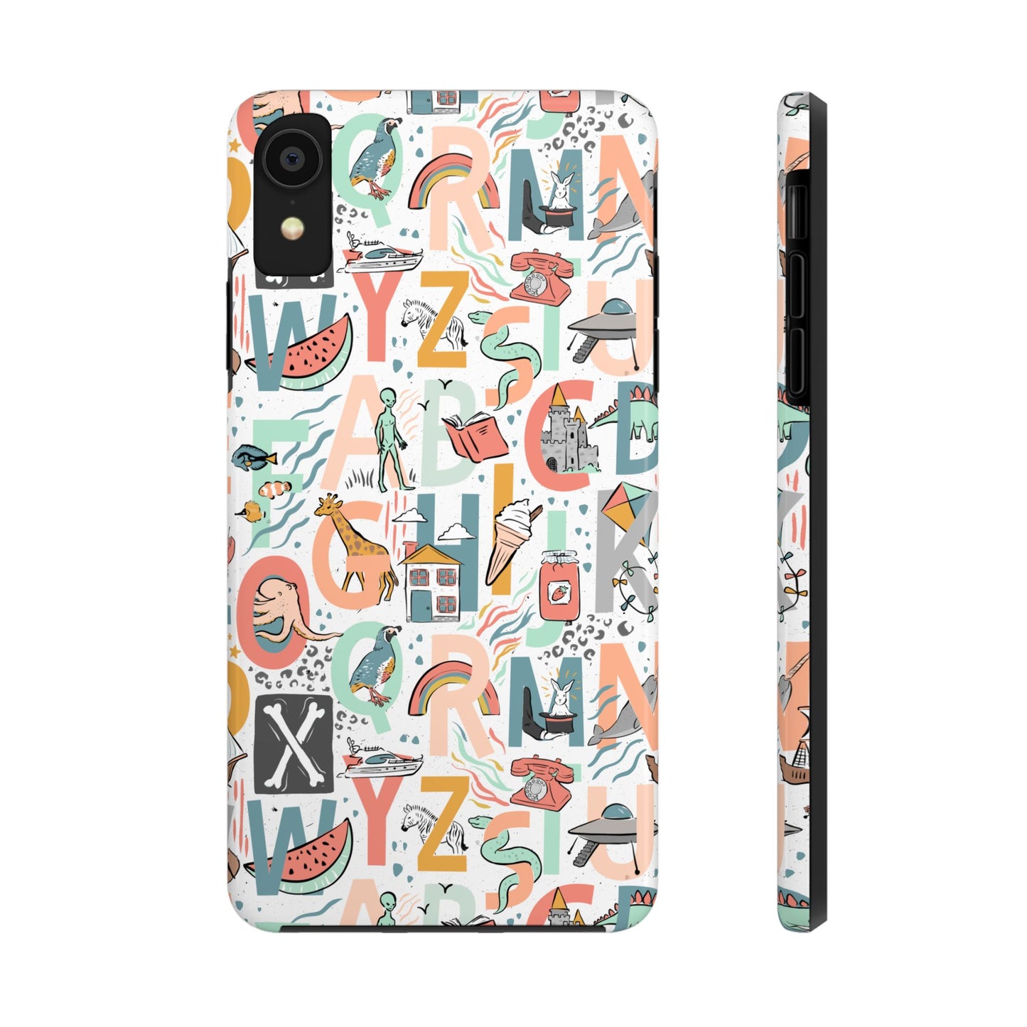 B is for Bamboo -Tough Phone Cases (white)